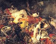 Eugene Delacroix La Mort de Sardanapale Spain oil painting artist